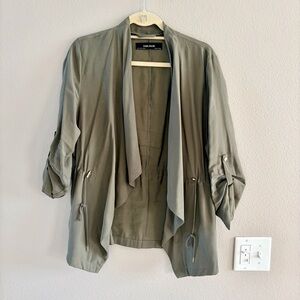 Medium Zara Olive Green Utility Jacket for Women